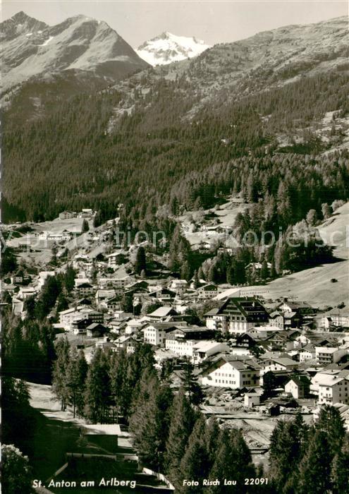 St Anton Arlberg Fliegeraufnahme