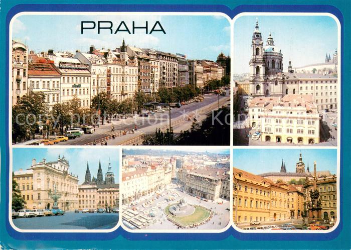 Praha Prahy Prague Vaclavske namesti Maiostranske namesti Hradcanske Staromestsk