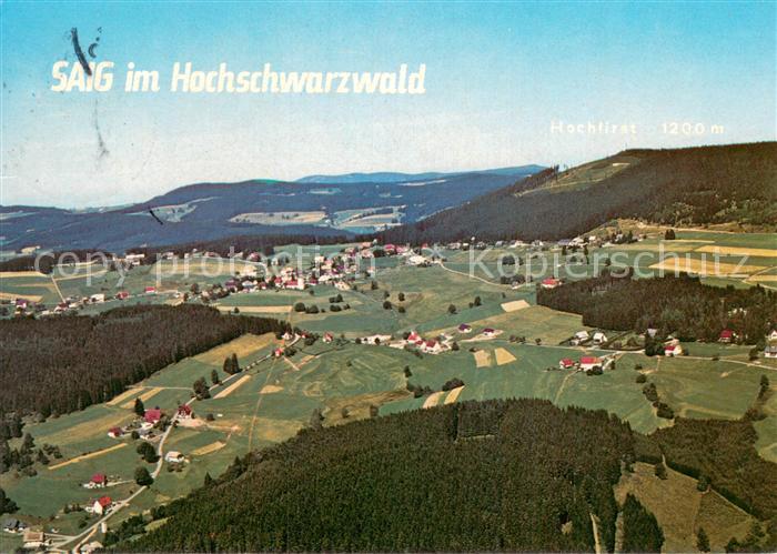 Saig Schwarzwald Fliegeraufnahme