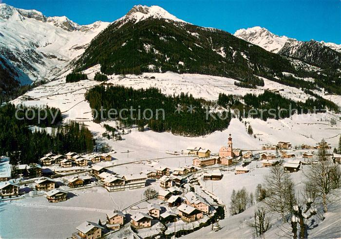 St Johann Ahrntal Suedtirol IT Fliegeraufnahme