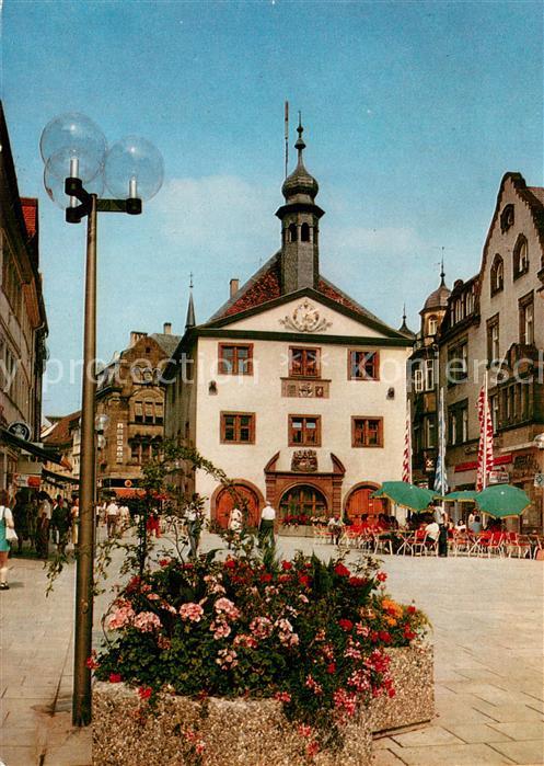 Bad Kissingen Marktplatz mit Rathaus