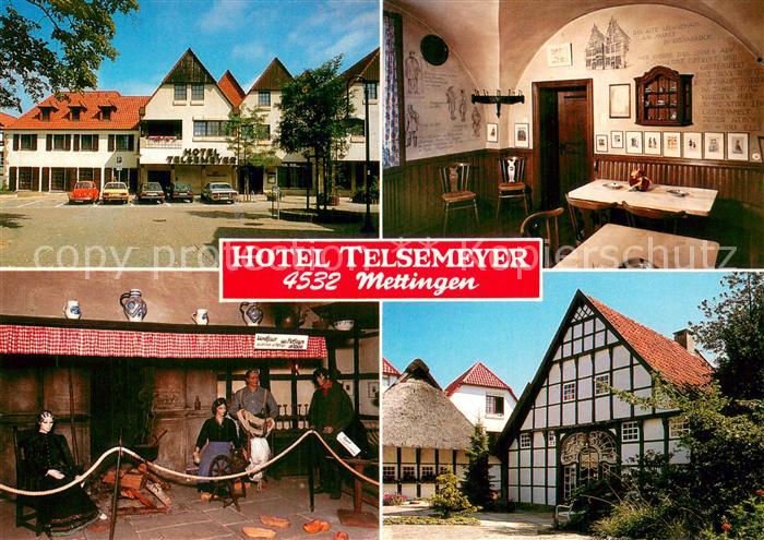 Mettingen Westfalen Hotel Telsemeyer Restaurant Tueoettenmuseum mit Geschichte d