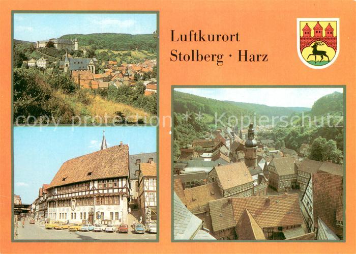 Stolberg Harz FDGB Erholungsheim Comenius Rathaus Saigerturm