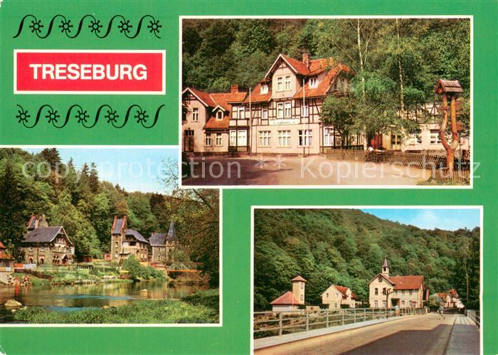 Treseburg Harz FDGB Erholungsheim Luppbode An der Halde Ortsmotiv