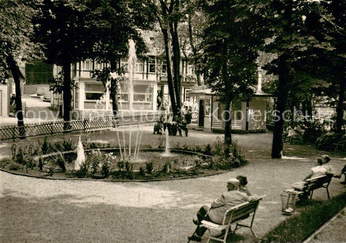 Altenau Harz Leuchtfontaene am Markt