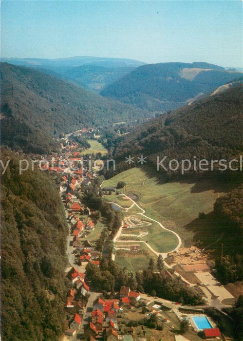Sieber Herzberg am Harz Osterode Niedersachsen Fliegeraufnahme