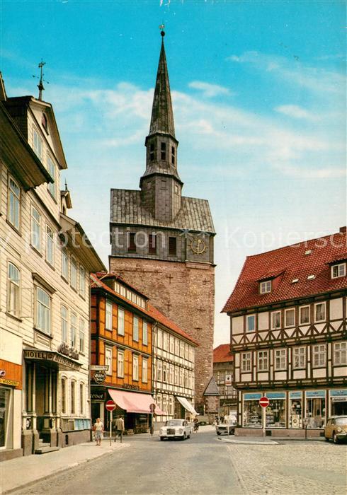 Osterode Harz Kornmarkt mit St Aegidien Kirche