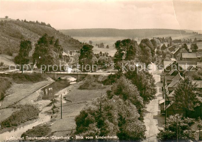 Trautenstein Harz Blick vom Kinderheim