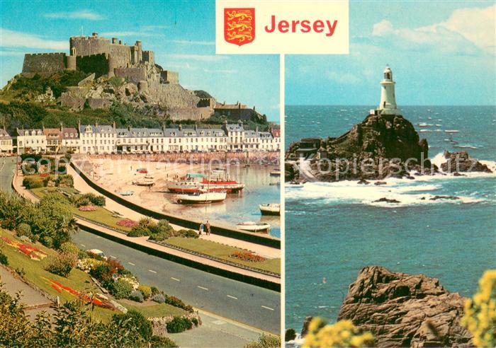 Jersey  UK Mont Orgueil Castle and la Corbiere