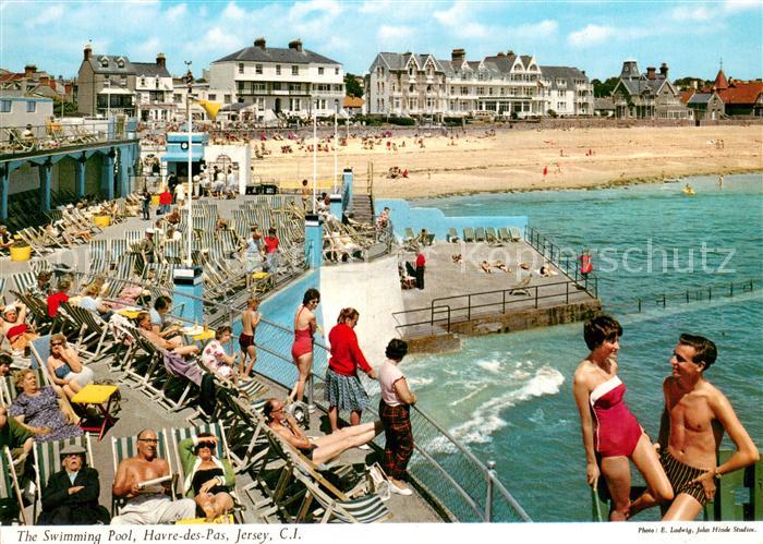 Havre-des-Pas Jersey UK The Swimming Pool and the Beach