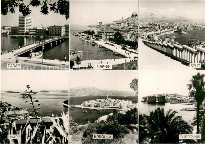 Zadar Zadra Zara mit Sibenik Split Hvar Korcula Dubrovnik