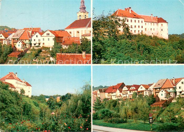 Metlike Metlika Slovenia Kirche Schloss Ortsansicht