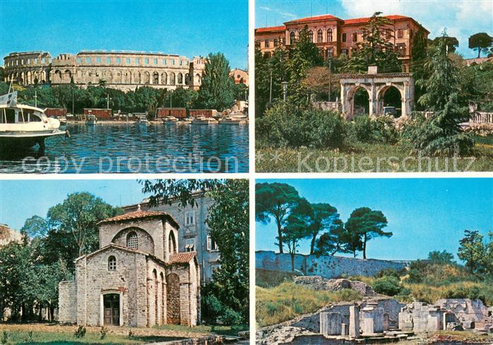 Pula Pola Croatia Amphitheater Kastell Ruine