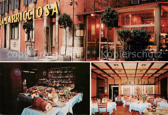 Roma  Rom IT Ristorante Pizzeria La Capricciosa Gastraeume