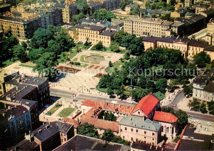 Lublin Plac Litewski widok z lotu ptaka Fliegeraufnahme
