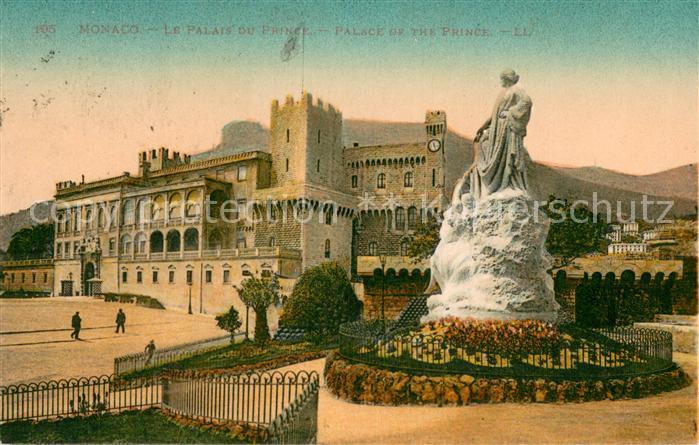 Monaco Palais du Prince Monument
