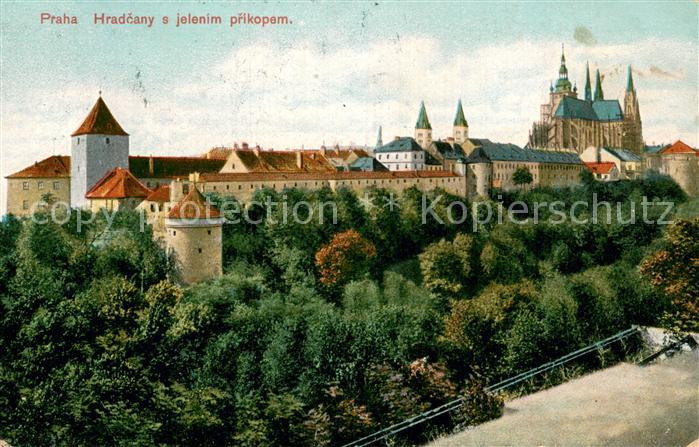 Praha Prahy Prague Hradcany s jelenim prikopem