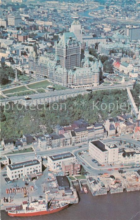 Quebec Canada Birds eye view of the city