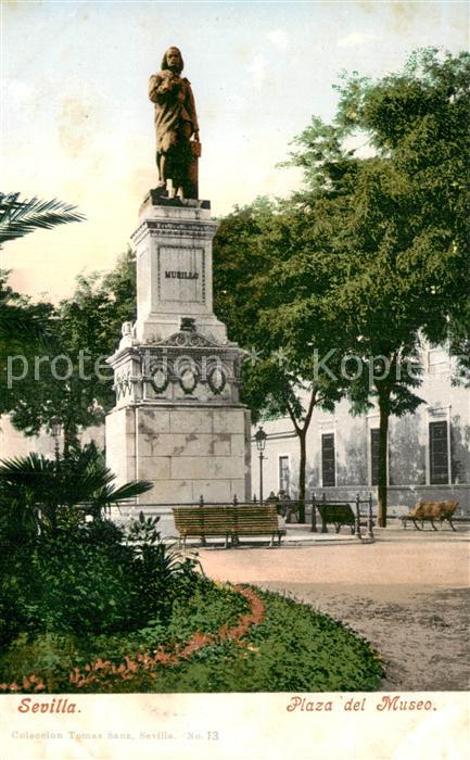 Sevilla Andalucia ES Plaza del Museo Monumento