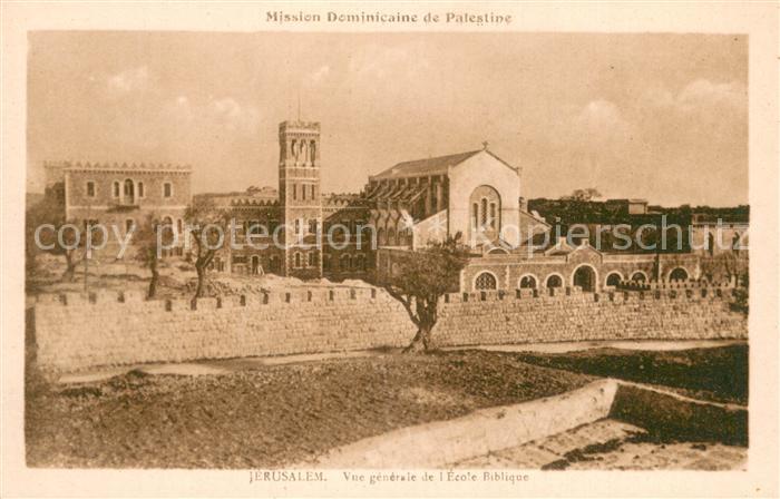 Jerusalem Yerushalayim Ecole Biblique Mission Dominicaine de Palestine