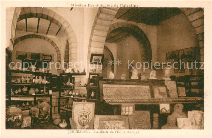 Jerusalem Yerushalayim Musee Ecole Biblique Mission Dominicaine de Palestine