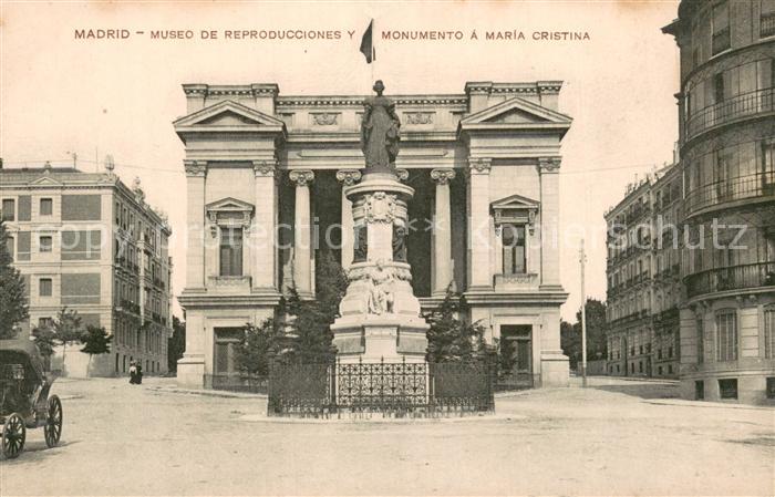 Madrid Spain Museo de Reproducciones y Monumento a Maria Cristina