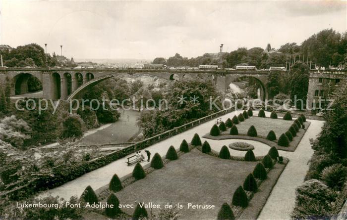Luxembourg  Luxemburg Pont Adolphe avec Vallee de la Petrusse