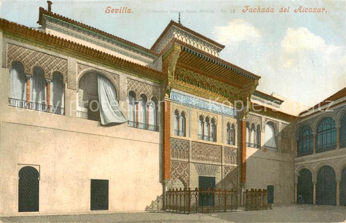 Sevilla Andalucia ES Fachada del Alcazar