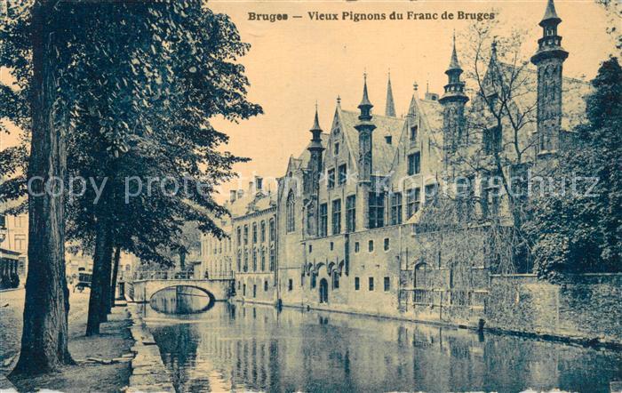 Bruges BRUGGE Belgie Vieux Pignons du Franc de Bruges