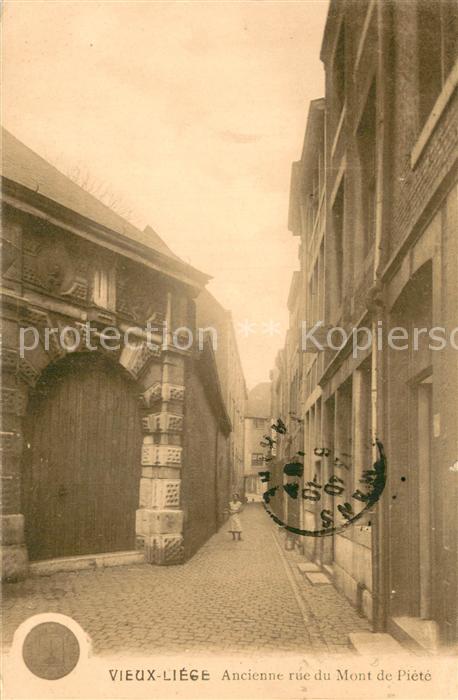 Liege Luettich Ancienne rue du Mont de Piete