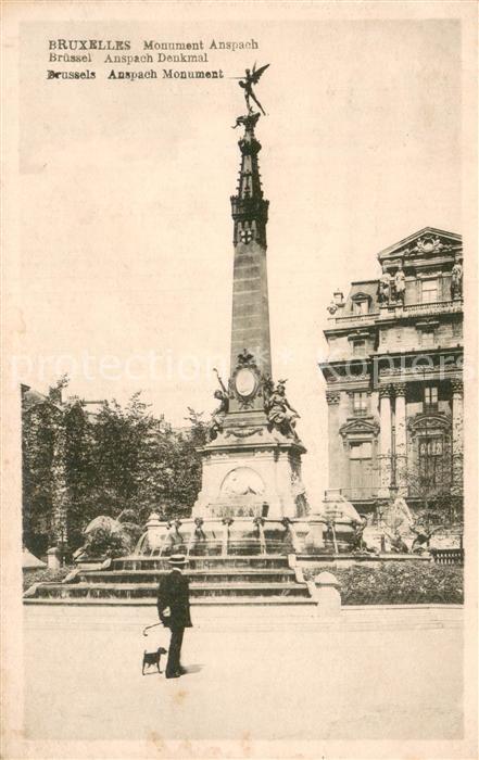 Bruxelles Bruessel Monument Anspach