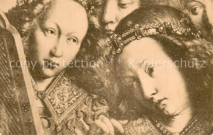 Gand Belgien Cathedrale St Bavon Hubert et Jean Van Eyck Les Anges musiciens
