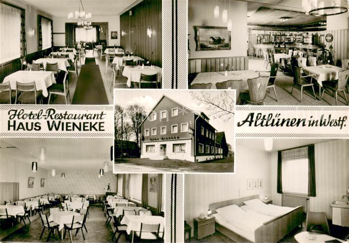 Altluenen Hotel Restaurant Haus Wieneke Gastraeume Zimmer