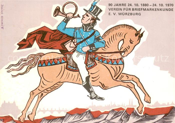 WueRZBURG Bayern Postillion Verein fuer Briefmarkenfreunde