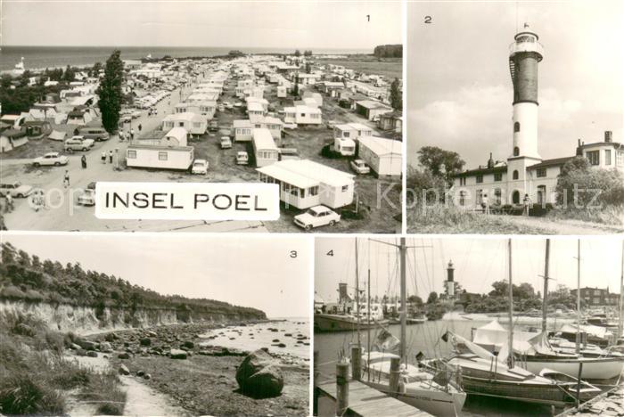Insel Poel OT Timmendorf Zeltplatz Leuchtturm Steilkueste Hafen