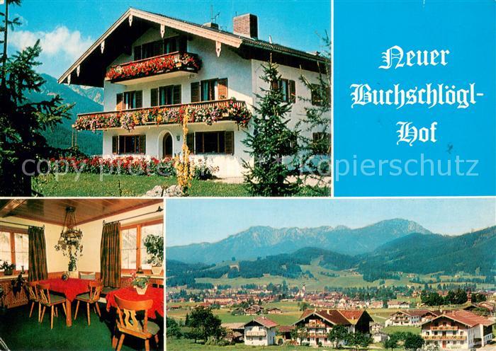 Inzell Traunstein Bayern Neuer Buchschloegl Hof Gaestehaus Pension Stadtpanorama