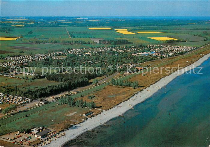 Lensterstrand Fliegeraufnahme