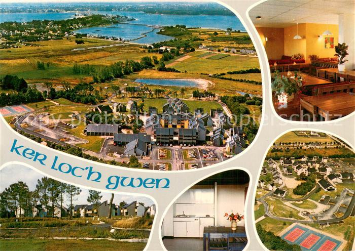Combrit 29 Finistere Ker Loch Gwen Village da vacances Vue aerienne Restaurant