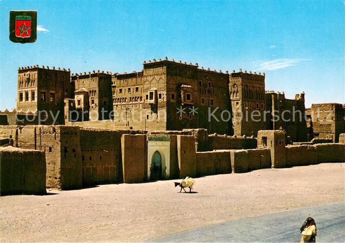 Ouarzazate Maroc La Alcazaba decorada