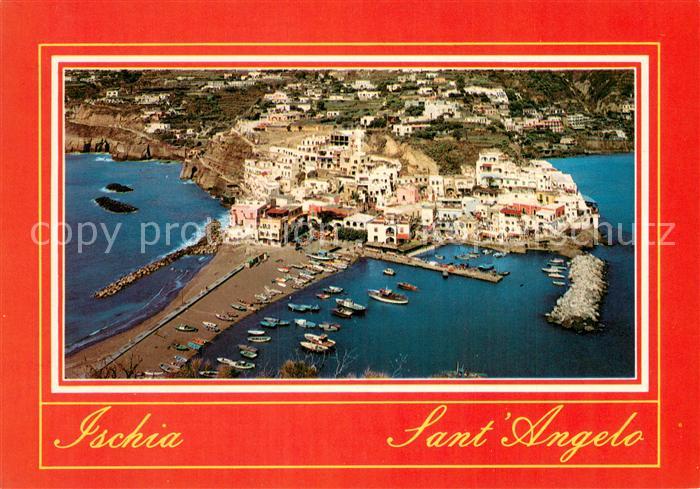 Sant Angelo Ischia IT Panorama Hafen