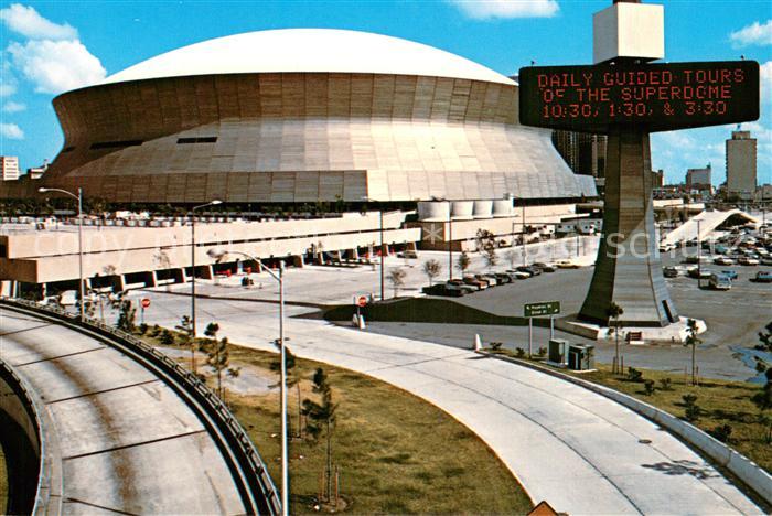 New Orleans Louisiana Superdome worlds largest enclosed stadium exhibition cente