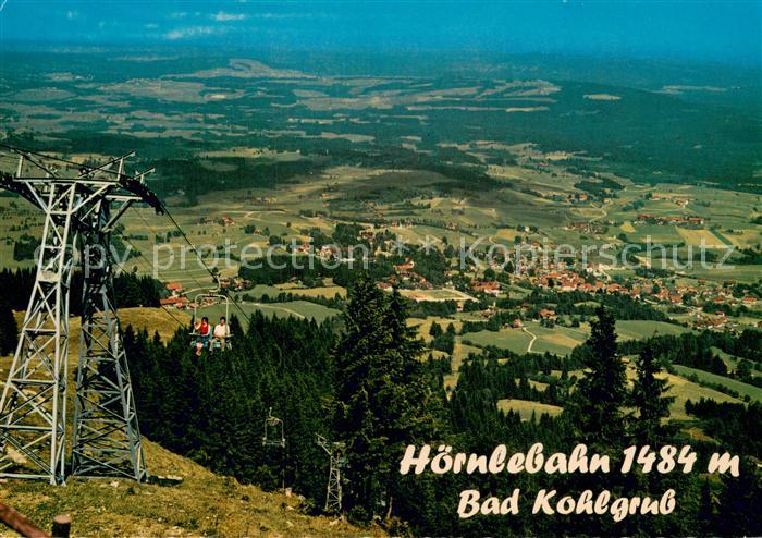 Bad Kohlgrub Hoernlebahn Panorama Blick ins Tal Huber Karte Nr 8903
