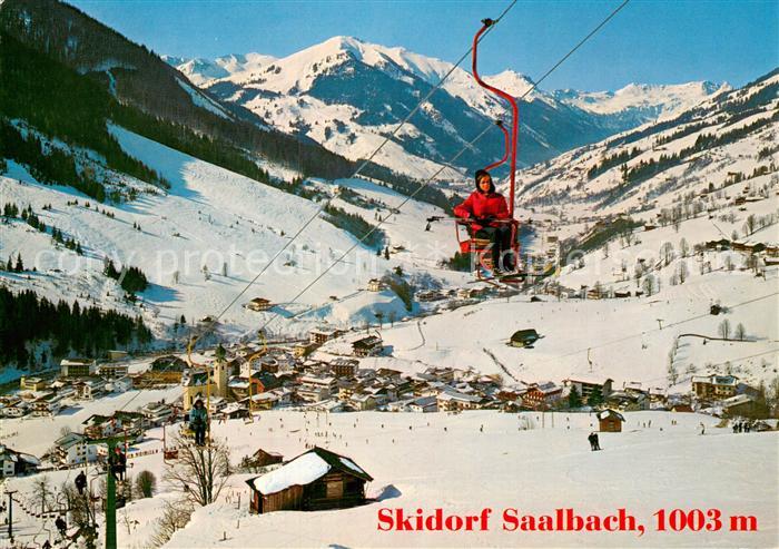 Saalbach-Hinterglemm Kohlmais Sessellift Skiparadies Alpen