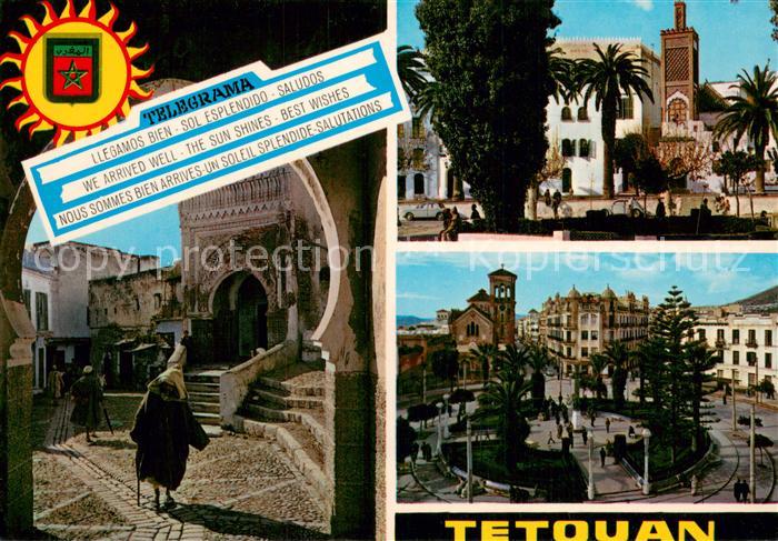 Tetuan Tetouan Maroc Calle Zauia Jarrak Puerta del Cementeri