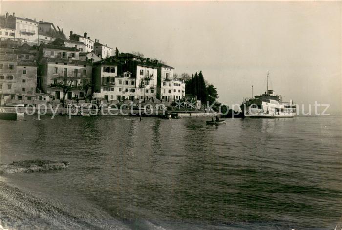 Moscenicka Draga Croatia Strand Kuestenort Schiffsanleger