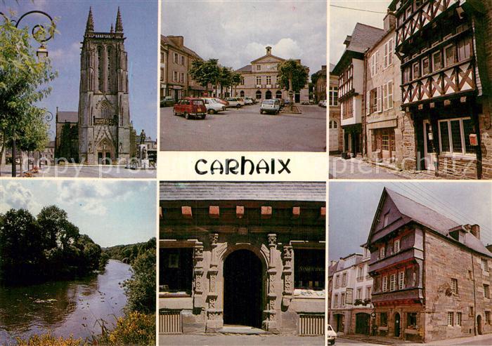 Carhaix-Plouguer 29 Finistere Eglise Saint Tremeur la place de la mai