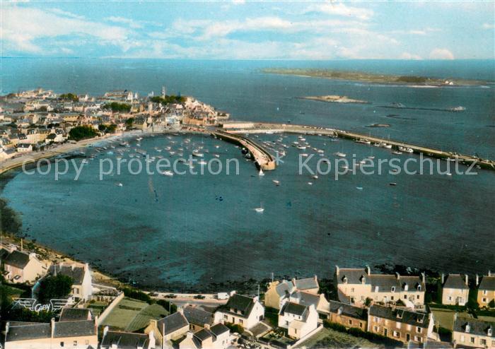 Roscoff Le Port Vue aerienne
