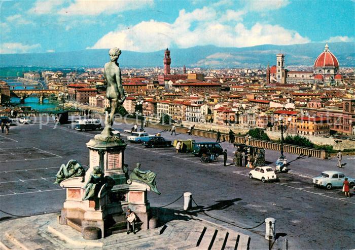 Firenze Florenz Panorama del Piazzale Michelangelo