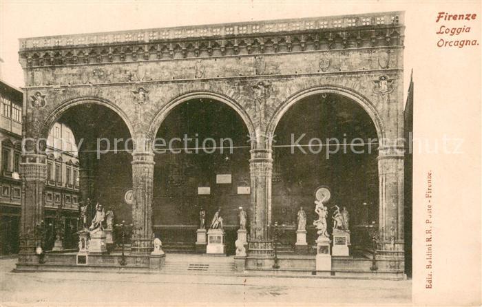 Firenze Florenz Loggia Orcagna