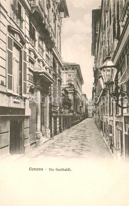 Genova Genua Liguria Via Garibaldi